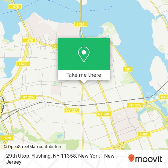 Mapa de 29th Utop, Flushing, NY 11358