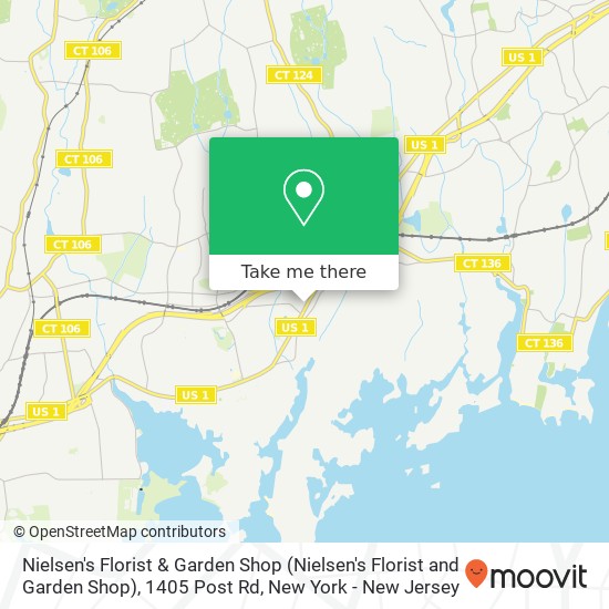Nielsen's Florist & Garden Shop (Nielsen's Florist and Garden Shop), 1405 Post Rd map
