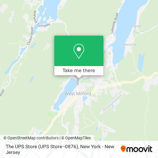 Mapa de The UPS Store (UPS Store--0876)
