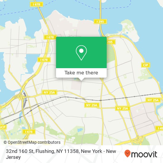 Mapa de 32nd 160 St, Flushing, NY 11358