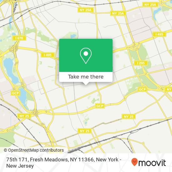 75th 171, Fresh Meadows, NY 11366 map