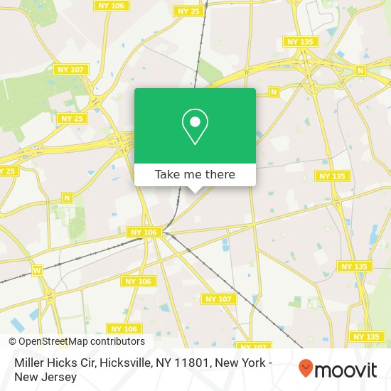 Mapa de Miller Hicks Cir, Hicksville, NY 11801