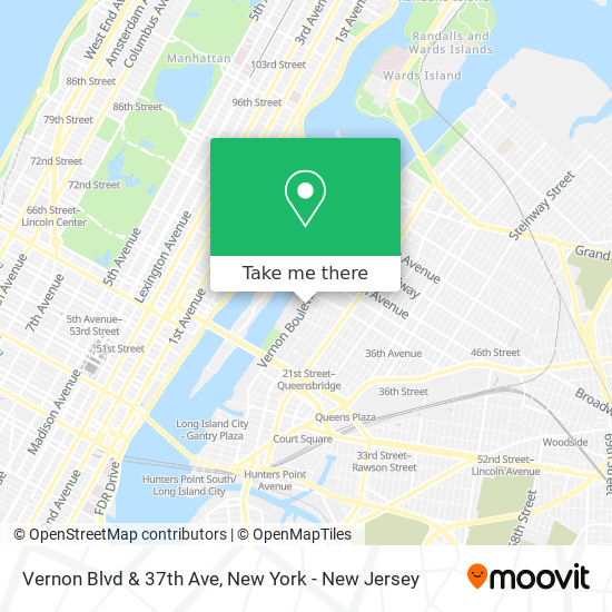 Vernon Blvd & 37th Ave map