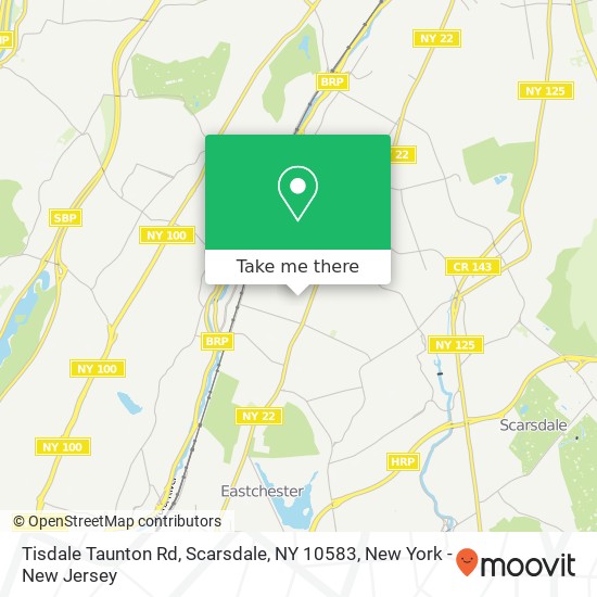 Tisdale Taunton Rd, Scarsdale, NY 10583 map