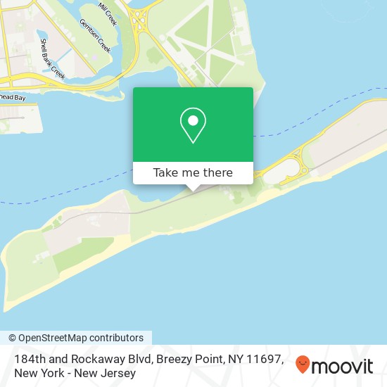 184th and Rockaway Blvd, Breezy Point, NY 11697 map