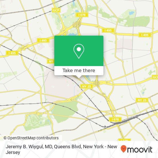 Mapa de Jeremy B. Wiygul, MD, Queens Blvd