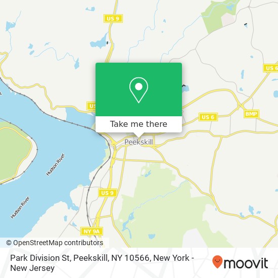 Park Division St, Peekskill, NY 10566 map