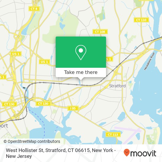 West Hollister St, Stratford, CT 06615 map