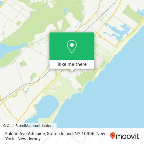 Falcon Ave Adelaide, Staten Island, NY 10306 map