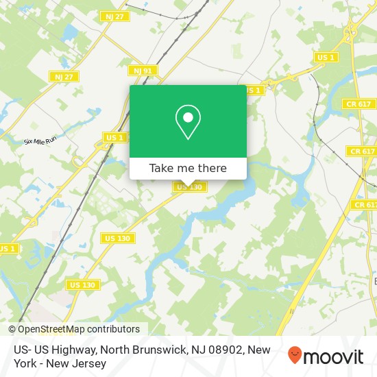 US- US Highway, North Brunswick, NJ 08902 map