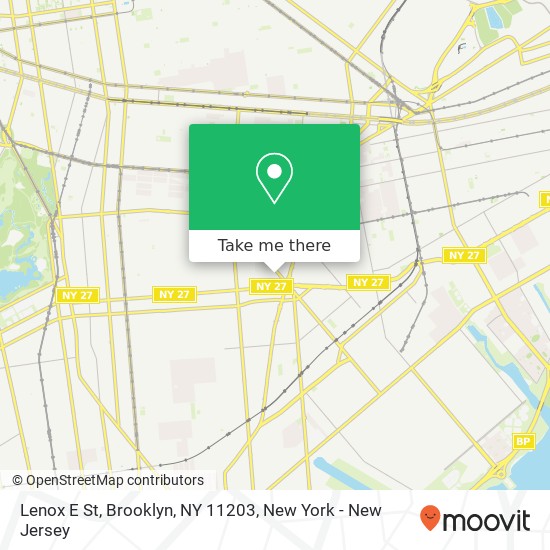 Mapa de Lenox E St, Brooklyn, NY 11203