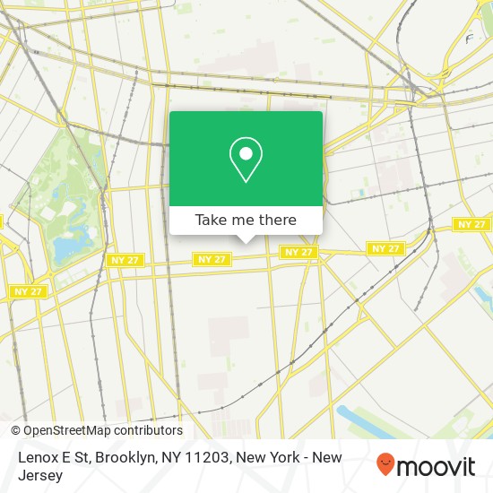 Mapa de Lenox E St, Brooklyn, NY 11203