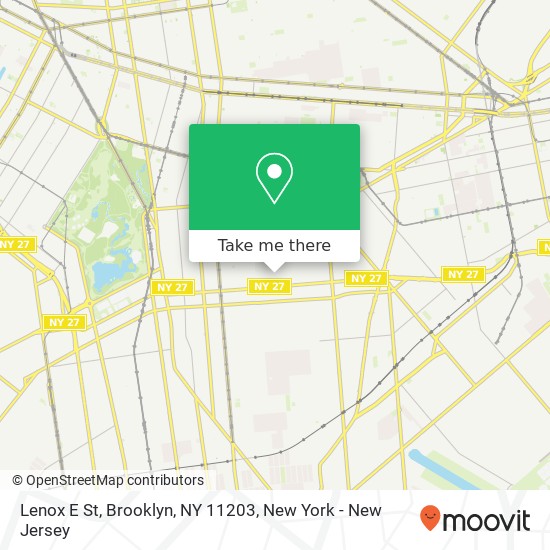 Lenox E St, Brooklyn, NY 11203 map