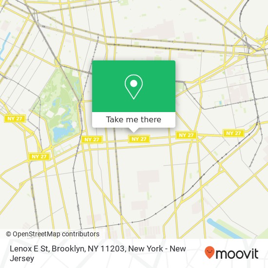 Mapa de Lenox E St, Brooklyn, NY 11203