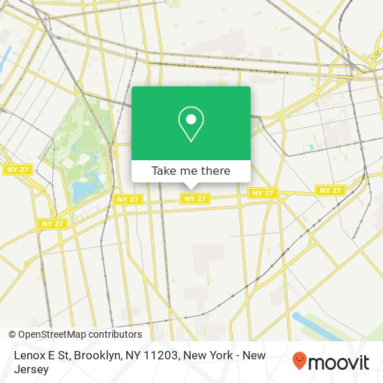 Lenox E St, Brooklyn, NY 11203 map