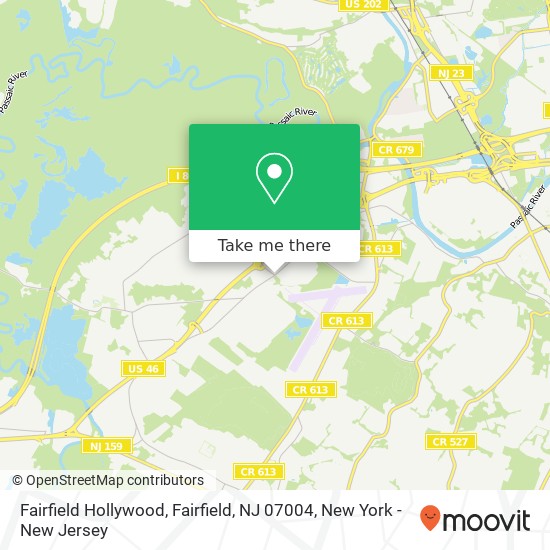 Fairfield Hollywood, Fairfield, NJ 07004 map