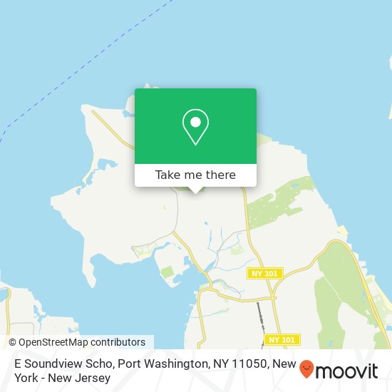 Mapa de E Soundview Scho, Port Washington, NY 11050