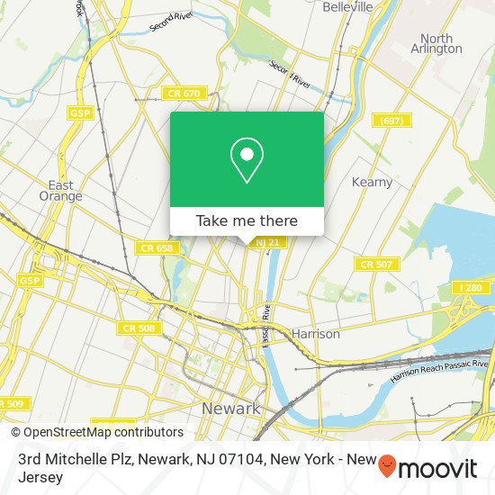 3rd Mitchelle Plz, Newark, NJ 07104 map
