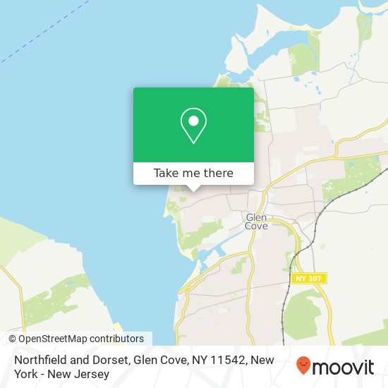 Mapa de Northfield and Dorset, Glen Cove, NY 11542