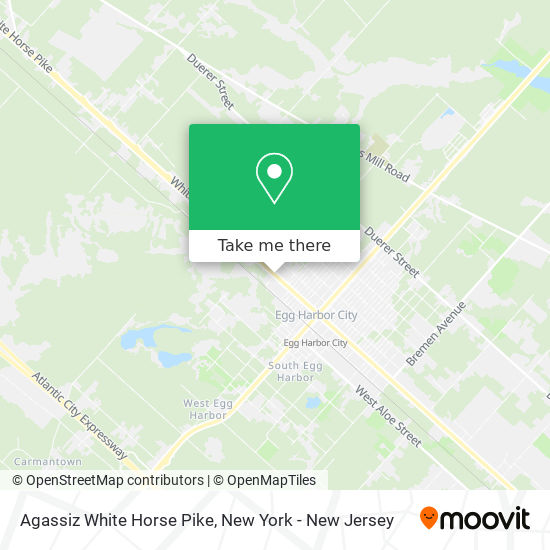 Agassiz White Horse Pike map