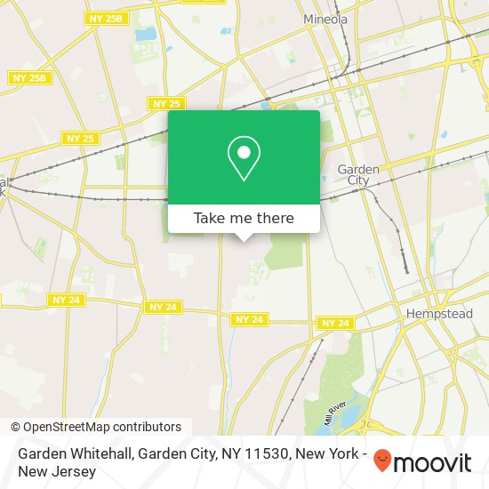 Garden Whitehall, Garden City, NY 11530 map