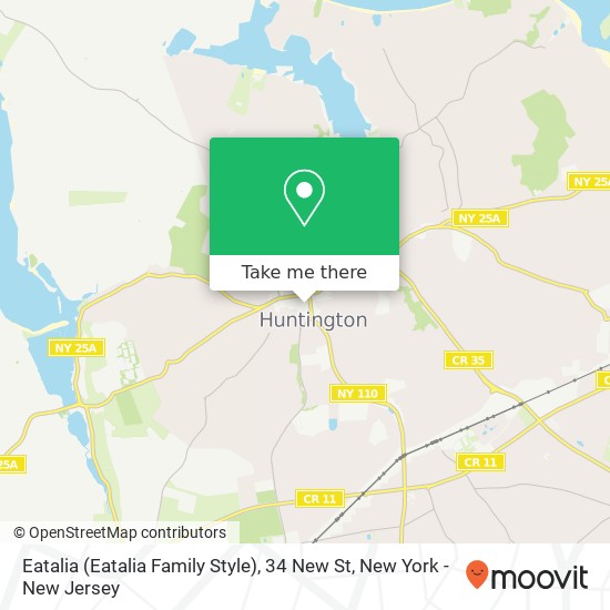 Mapa de Eatalia (Eatalia Family Style), 34 New St