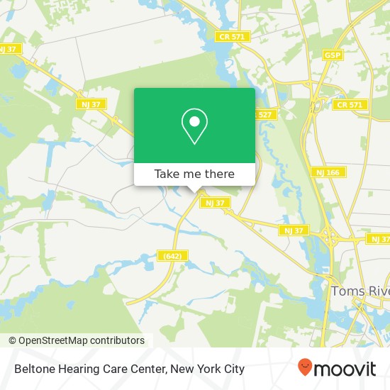 Mapa de Beltone Hearing Care Center