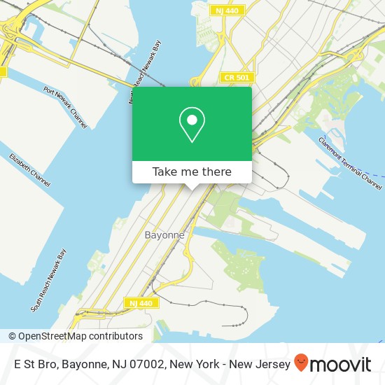 E St Bro, Bayonne, NJ 07002 map
