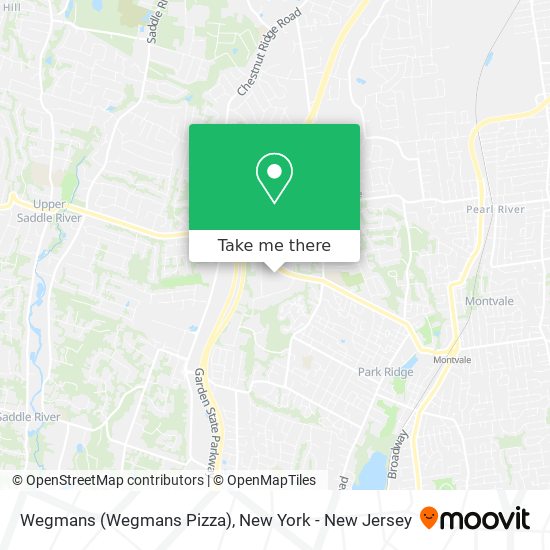 Mapa de Wegmans (Wegmans Pizza)