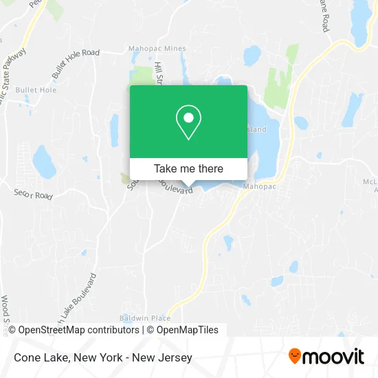 Cone Lake map
