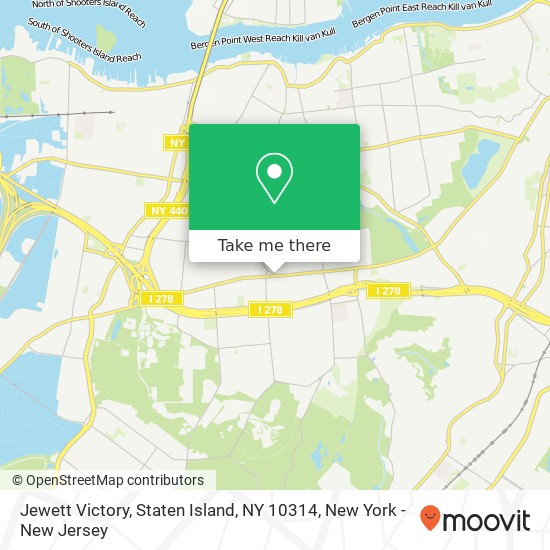 Jewett Victory, Staten Island, NY 10314 map