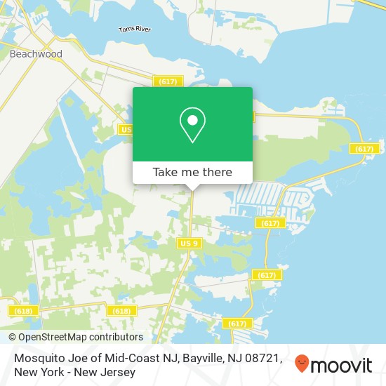 Mosquito Joe of Mid-Coast NJ, Bayville, NJ 08721 map