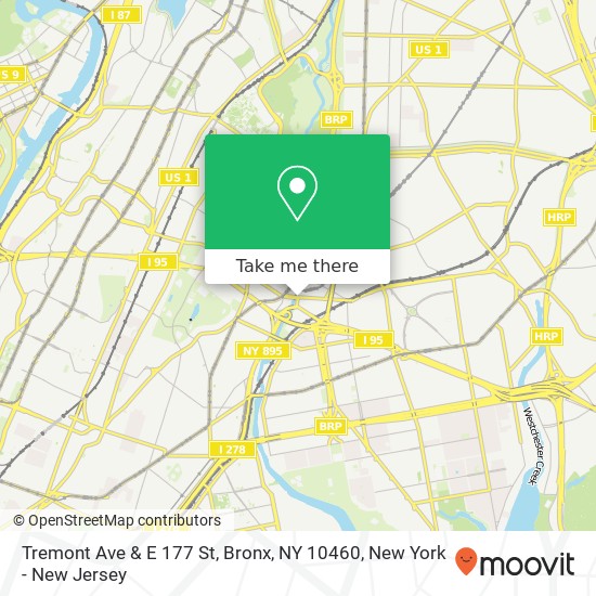 Tremont Ave & E 177 St, Bronx, NY 10460 map