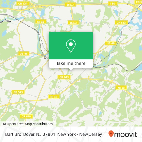 Bart Bro, Dover, NJ 07801 map