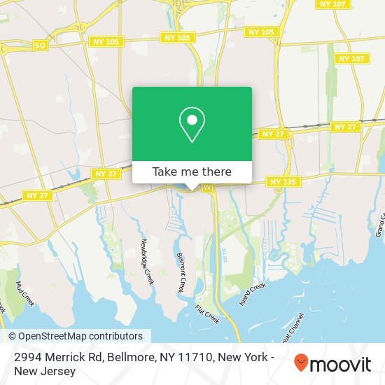 2994 Merrick Rd, Bellmore, NY 11710 map