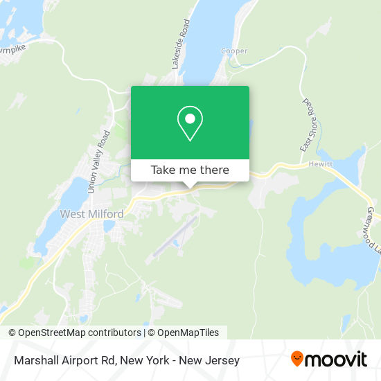 Marshall Airport Rd map