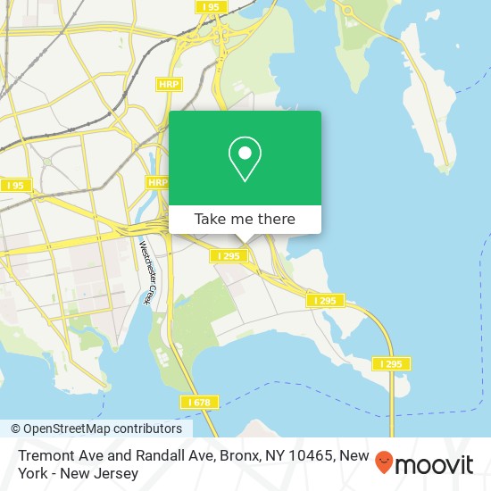 Tremont Ave and Randall Ave, Bronx, NY 10465 map