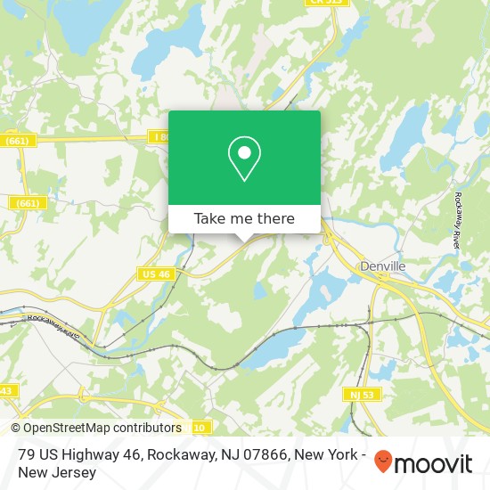 Mapa de 79 US Highway 46, Rockaway, NJ 07866