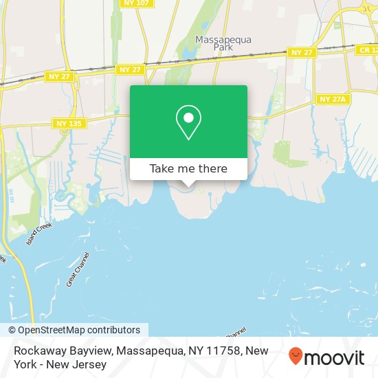 Mapa de Rockaway Bayview, Massapequa, NY 11758