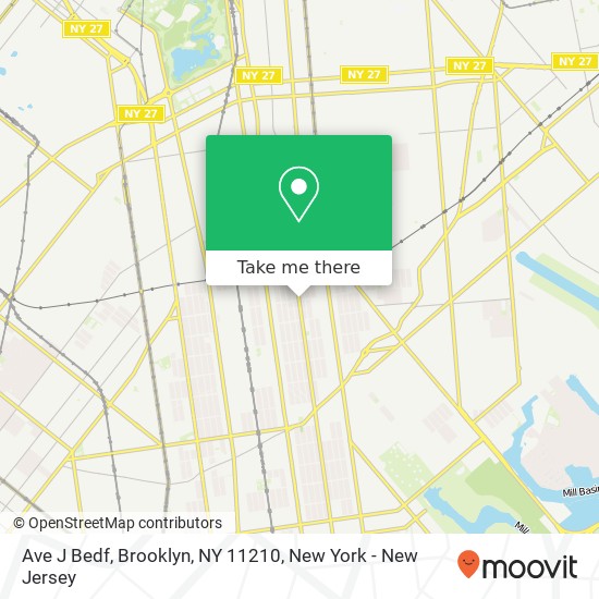 Ave J Bedf, Brooklyn, NY 11210 map