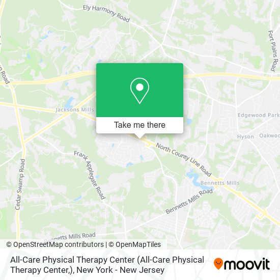 Mapa de All-Care Physical Therapy Center