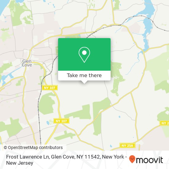 Mapa de Frost Lawrence Ln, Glen Cove, NY 11542