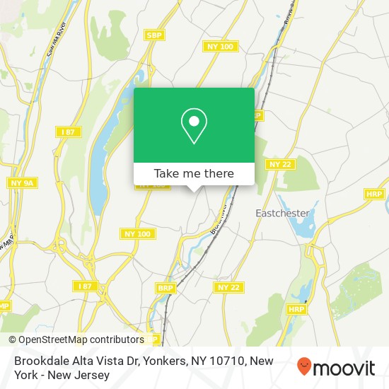 Brookdale Alta Vista Dr, Yonkers, NY 10710 map