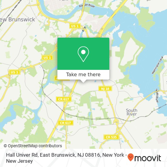 Hall Univer Rd, East Brunswick, NJ 08816 map