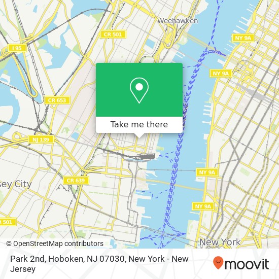 Park 2nd, Hoboken, NJ 07030 map