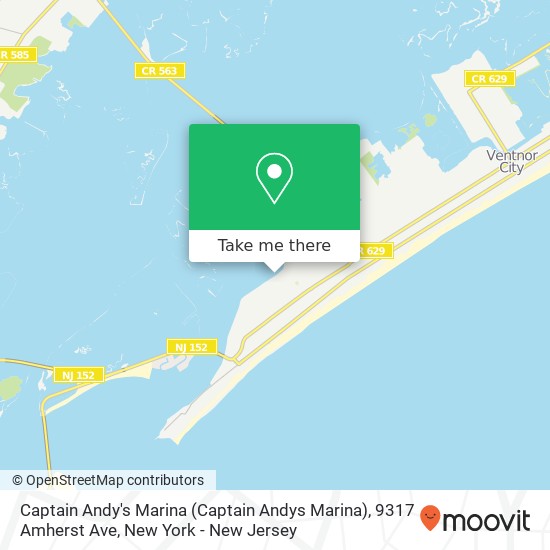 Mapa de Captain Andy's Marina (Captain Andys Marina), 9317 Amherst Ave