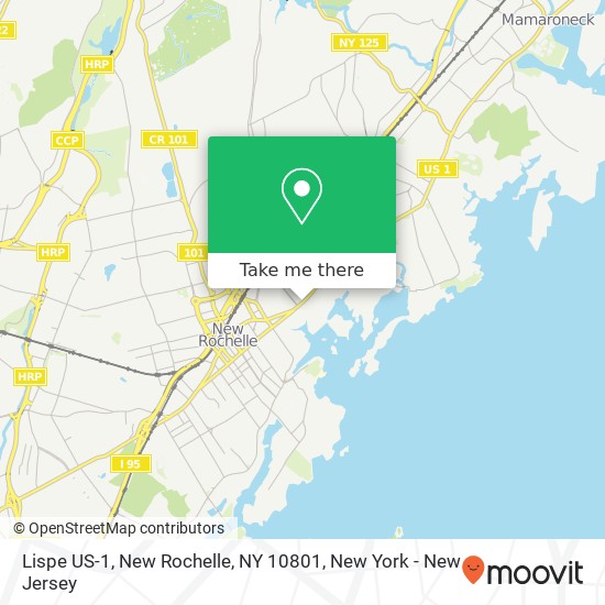 Lispe US-1, New Rochelle, NY 10801 map