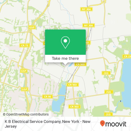 Mapa de K B Electrical Service Company