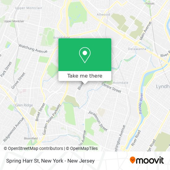 Spring Harr St map