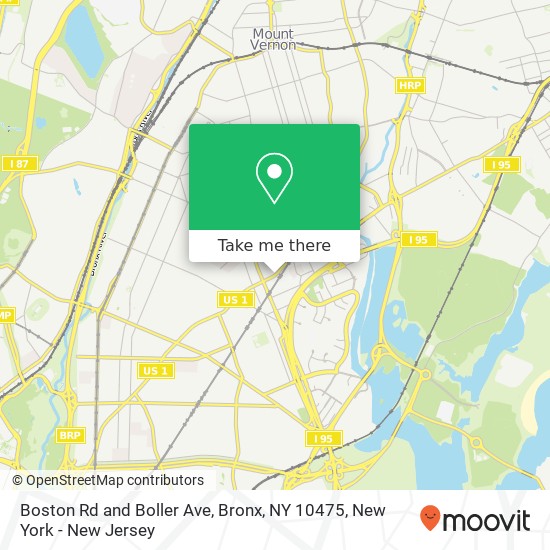 Boston Rd and Boller Ave, Bronx, NY 10475 map